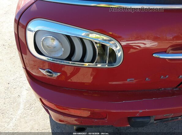 WMWLN9C59G2E47614 2016 MINI CLUBMAN Красный 
