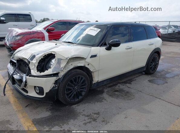 WMWLU1C34H2C42240 2017 MINI CLUBMAN Cream წინა მარცხენა ხედი სამი მეოთხედიდან