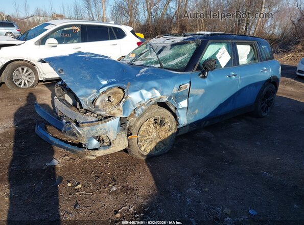 WMWLU1C50H2F26840 2017 MINI CLUBMAN Blue წინა მარცხენა ხედი სამი მეოთხედიდან