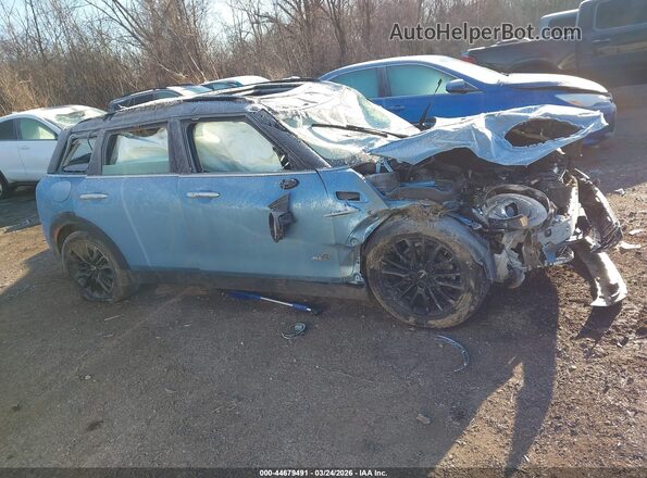 WMWLU1C50H2F26840 2017 MINI CLUBMAN Blue უკანა სალონის ხედი