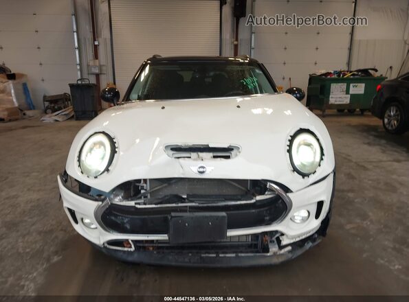 WMWLU5C53H2E80492 2017 MINI CLUBMAN White Widok zestawu wskaźników