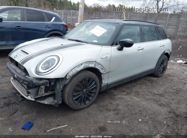 WMWLV7C07N2R91192 2022 MINI CLUBMAN Silver წინა მარცხენა ხედი სამი მეოთხედიდან