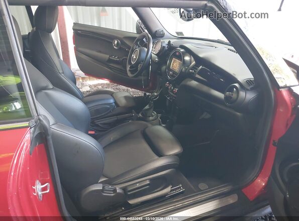 WMWWG5C53G3A83068 2016 MINI CONVERTIBLE Red Widok wnętrza z przodu