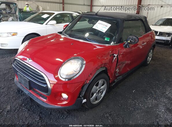 WMWWG5C53G3A83068 2016 MINI CONVERTIBLE Red Widok z przodu