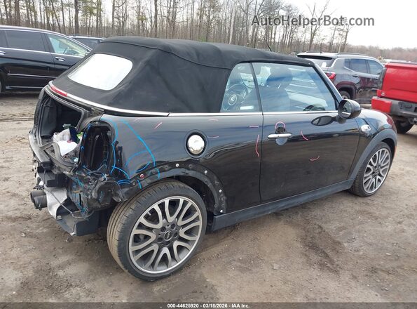 WMWWG9C3XH3C82156 2017 MINI CONVERTIBLE Black Задня права чверть