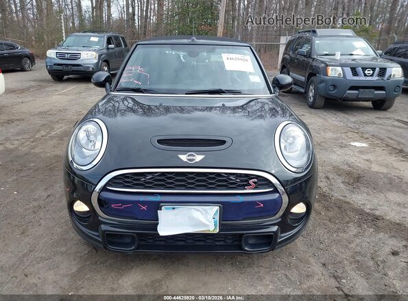 WMWWG9C3XH3C82156 2017 MINI CONVERTIBLE Black Вид задньої частини салону