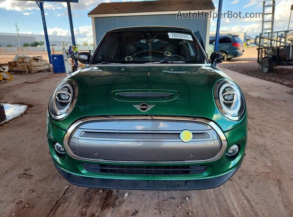 WMWXP3C07M2P42913 2021 MINI COOPER Зеленый Вид спереди
