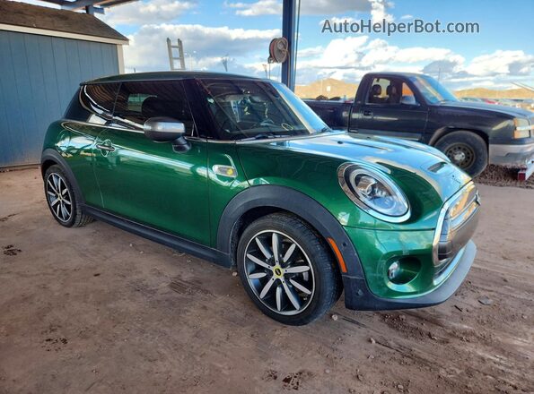 WMWXP3C07M2P42913 2021 MINI COOPER Зеленый Передняя правая четверть