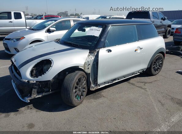 WMWXR3C06M2N76653 2021 MINI HARDTOP Silver Առջևի ձախ երեք քառորդ տեսարան