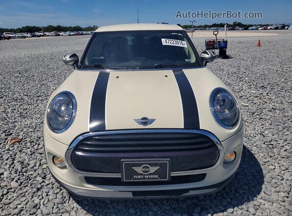 WMWXU1C53J2F81564 2018 MINI COOPER Beige Widok z przodu