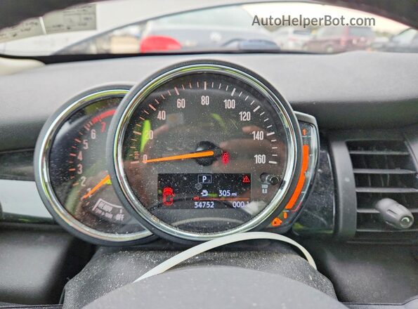 WMWXU7C03M2N00720 2021 MINI COOPER Серый Вид щитка приборов