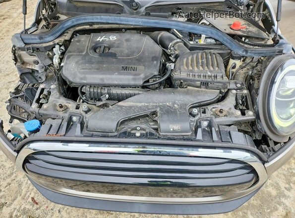 WMWXU7C03M2N00720 2021 MINI COOPER Серый Вид задней части салона