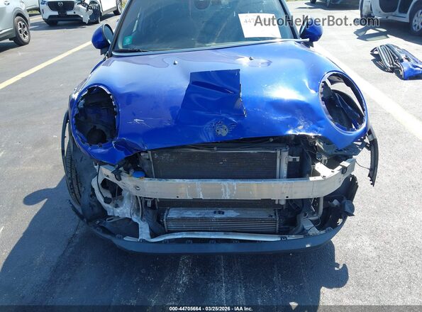 WMWXU7C09M2N55494 2021 MINI HARDTOP Blue Widok z przodu