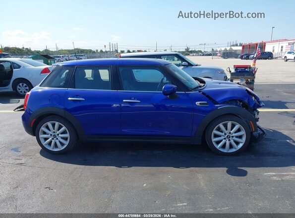 WMWXU7C09M2N55494 2021 MINI HARDTOP Blue Widok wnętrza z tyłu