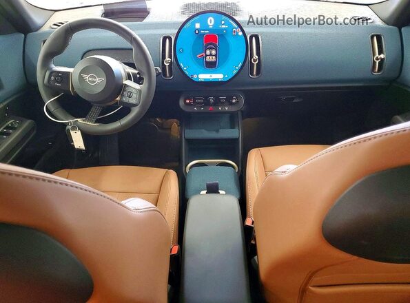 WMZ23GA02S7T08904 2025 MINI COUNTRYMAN Blue Widok zestawu wskaźników