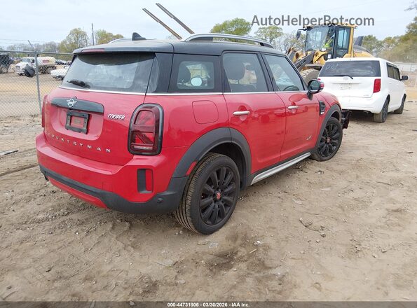 WMZ43BR07M3N19557 2021 MINI COUNTRYMAN Красный Задняя правая четверть