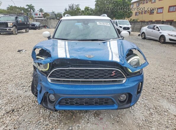 WMZ53BR00P3R23907 2023 MINI COOPER Blue Vista frontal