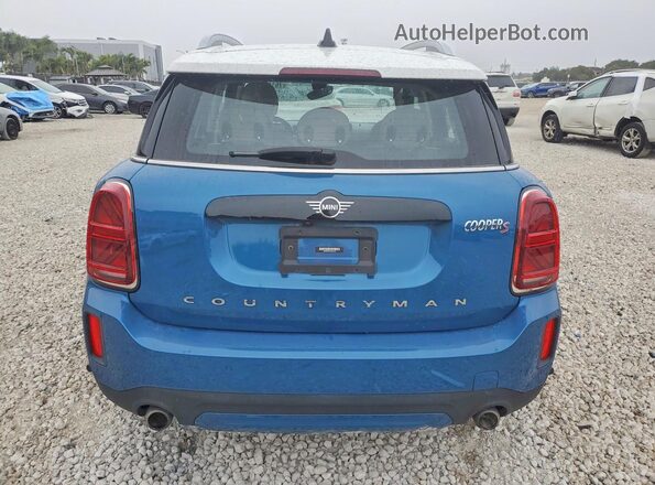 WMZ53BR00P3R23907 2023 MINI COOPER Blue Vista trasera