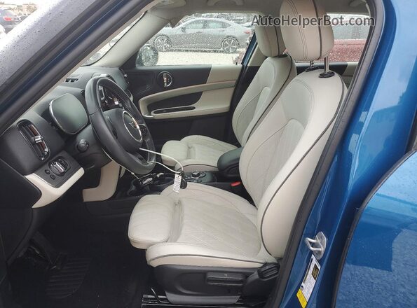 WMZ53BR00P3R23907 2023 MINI COOPER Blue Vista interior delantera