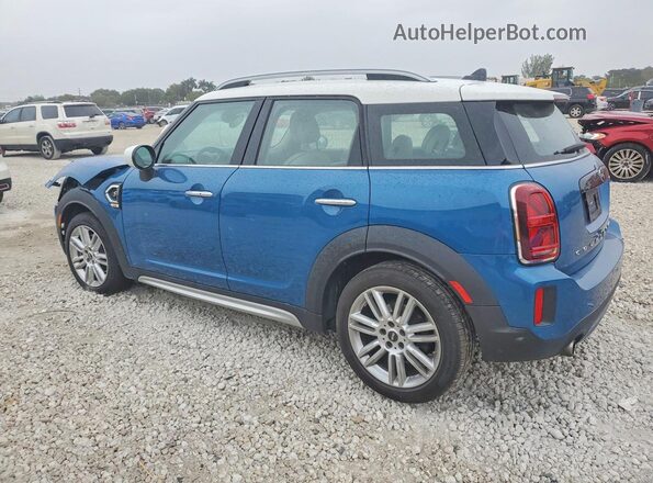 WMZ53BR00P3R23907 2023 MINI COOPER Blue Trasero izquierdo