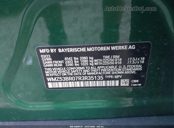WMZ53BR07R3R35135 2024 MINI COUNTRYMAN Green Widok komory silnika