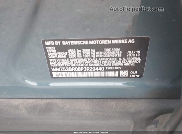 WMZ53BR08P3R29440 2023 MINI COUNTRYMAN Gray Engine compartment view