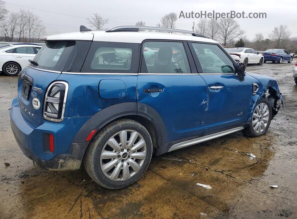 WMZ83BR01N3N48670 2022 MINI COOPER Синий Задняя правая четверть