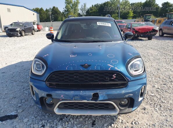 WMZ83BR01N3N70071 2022 MINI COOPER Синий Вид спереди