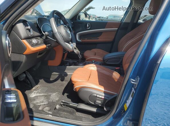 WMZ83BR01N3N70071 2022 MINI COOPER Синий Вид салона спереди