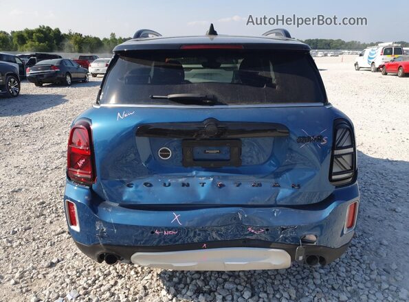 WMZ83BR01N3N70071 2022 MINI COOPER Синий Вид сзади