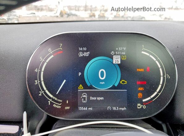 WMZ83BR04P3P65858 2023 MINI COOPER Black Вид щитка приладів