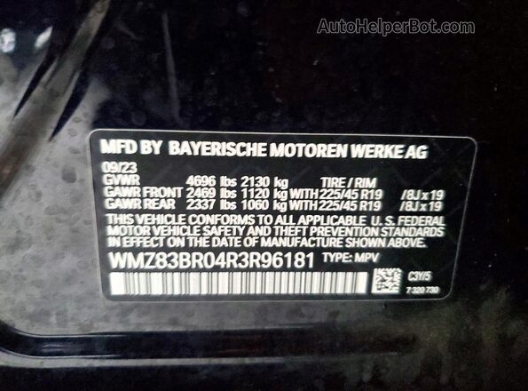 WMZ83BR04R3R96181 2024 MINI COOPER Blue 