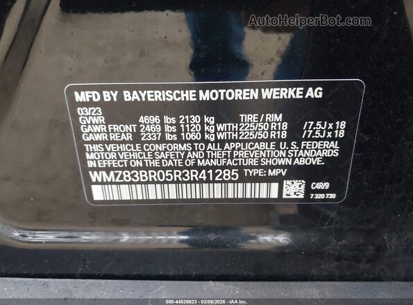 WMZ83BR05R3R41285 2024 MINI COUNTRYMAN Черный Вид подкапотного пространства