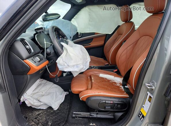 WMZ83BR08N3P17194 2022 MINI COOPER Gray Вид салону спереду