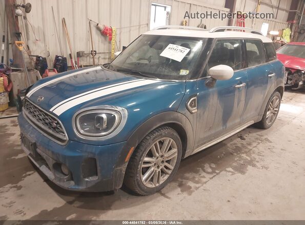 WMZ83BR08P3P96594 2023 MINI COUNTRYMAN Синий Передняя левая четверть