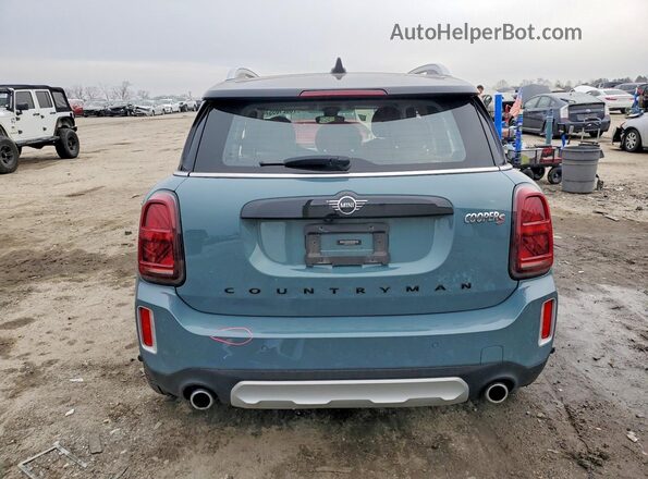 WMZ83BR09M3N03006 2021 MINI COOPER Teal Rear view