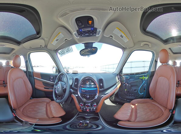 WMZ83BR09M3N03006 2021 MINI COOPER Teal 360 interior view