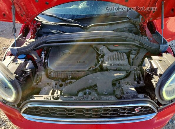 WMZ83BR09P3R09114 2023 MINI COOPER Red Вид задньої частини салону