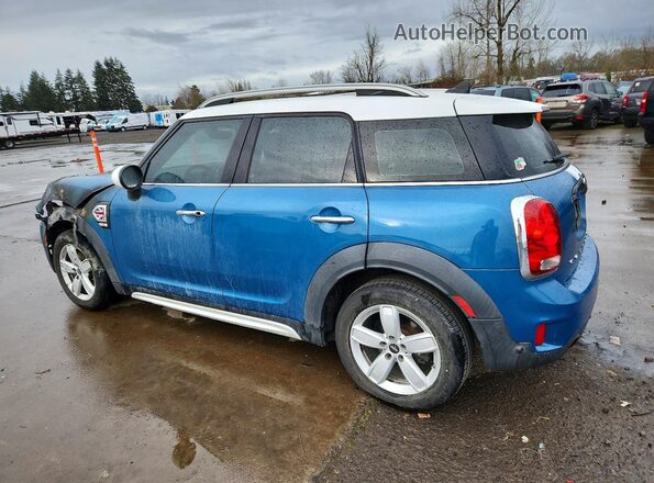 WMZYS7C31H3E06801 2017 MINI COOPER Blue Tył lewy