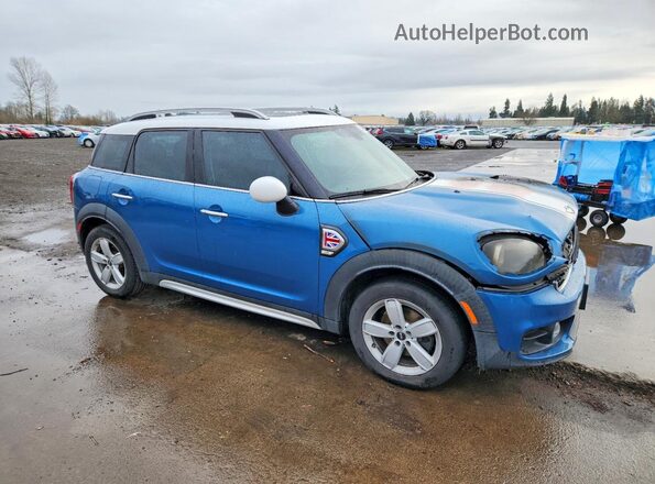 WMZYS7C31H3E06801 2017 MINI COOPER Blue Przód prawy