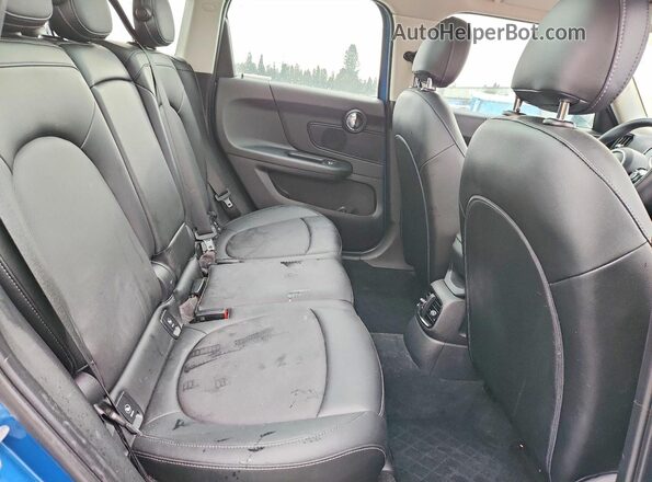 WMZYS7C31H3E06801 2017 MINI COOPER Blue Widok tylnych siedzeń