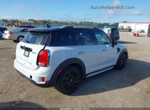 WMZYS7C35J3E08878 2018 MINI COUNTRYMAN Белый Задняя правая четверть