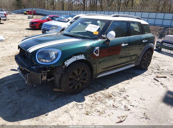 WMZYT3C59K3E96875 2019 MINI COUNTRYMAN Green წინა მარცხენა ხედი სამი მეოთხედიდან