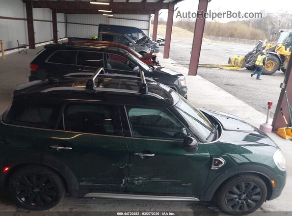 WMZYT5C34H3B66743 2017 MINI COUNTRYMAN Green Вид задньої частини салону