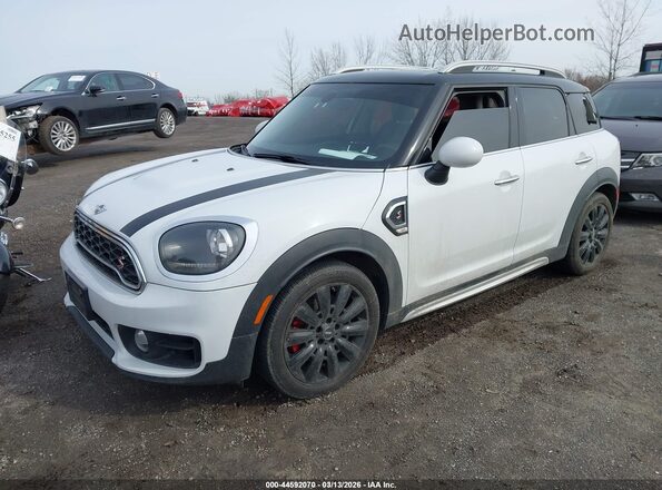 WMZYT5C54K3G91844 2019 MINI COUNTRYMAN White Przód lewy
