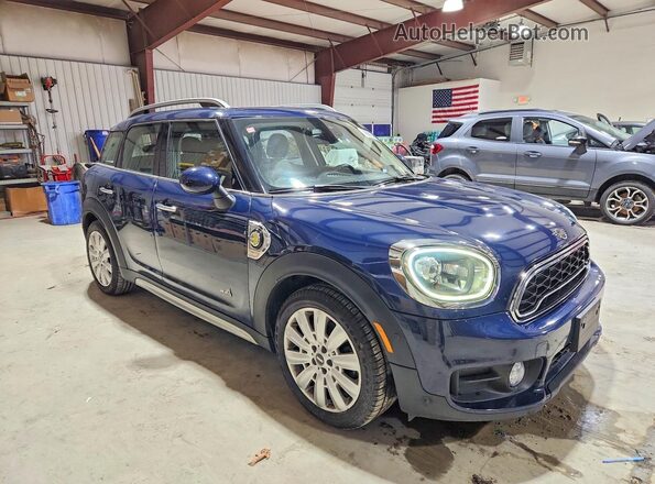 WMZYU7C51K3F93976 2019 MINI COOPER Blue Delantero derecho