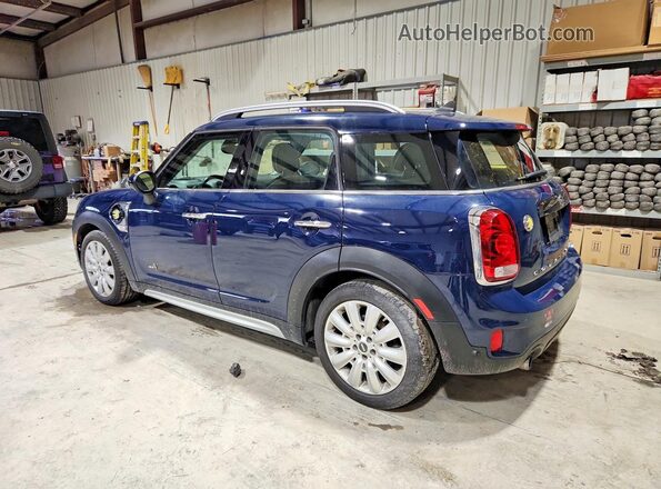 WMZYU7C51K3F93976 2019 MINI COOPER Blue Trasero izquierdo