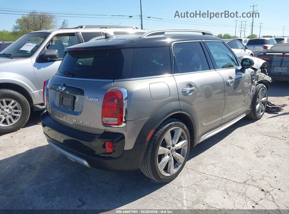 WMZYV5C32H3E02686 2017 MINI COUNTRYMAN Gray Задня права чверть