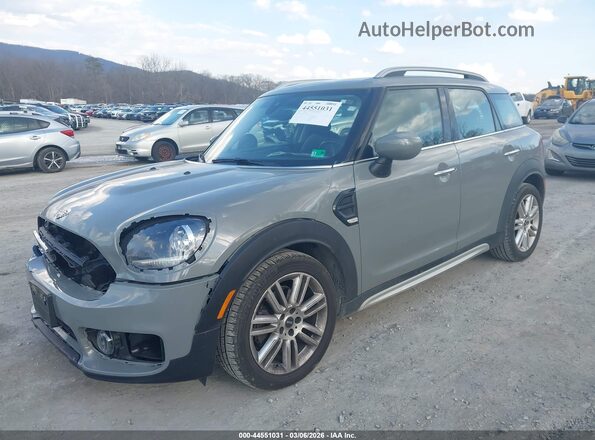 WMZYW3C04L3L10640 2020 MINI COUNTRYMAN Gray Առջևի ձախ երեք քառորդ տեսարան