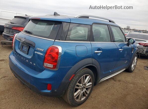 WMZYW5C08L3L05128 2020 MINI COOPER Blue Trasero derecho
